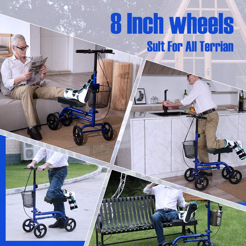RINKMO Economy Knee Scooter Steerable Knee Walker
