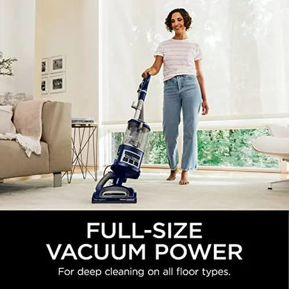 2025 Shark NV360 Navigator Lift-Away Deluxe Upright Vacuum with Large Dust Cup Capacity, HEPA Filter, Swivel Steering, Upholstery Tool & Crevice Tool, Blue