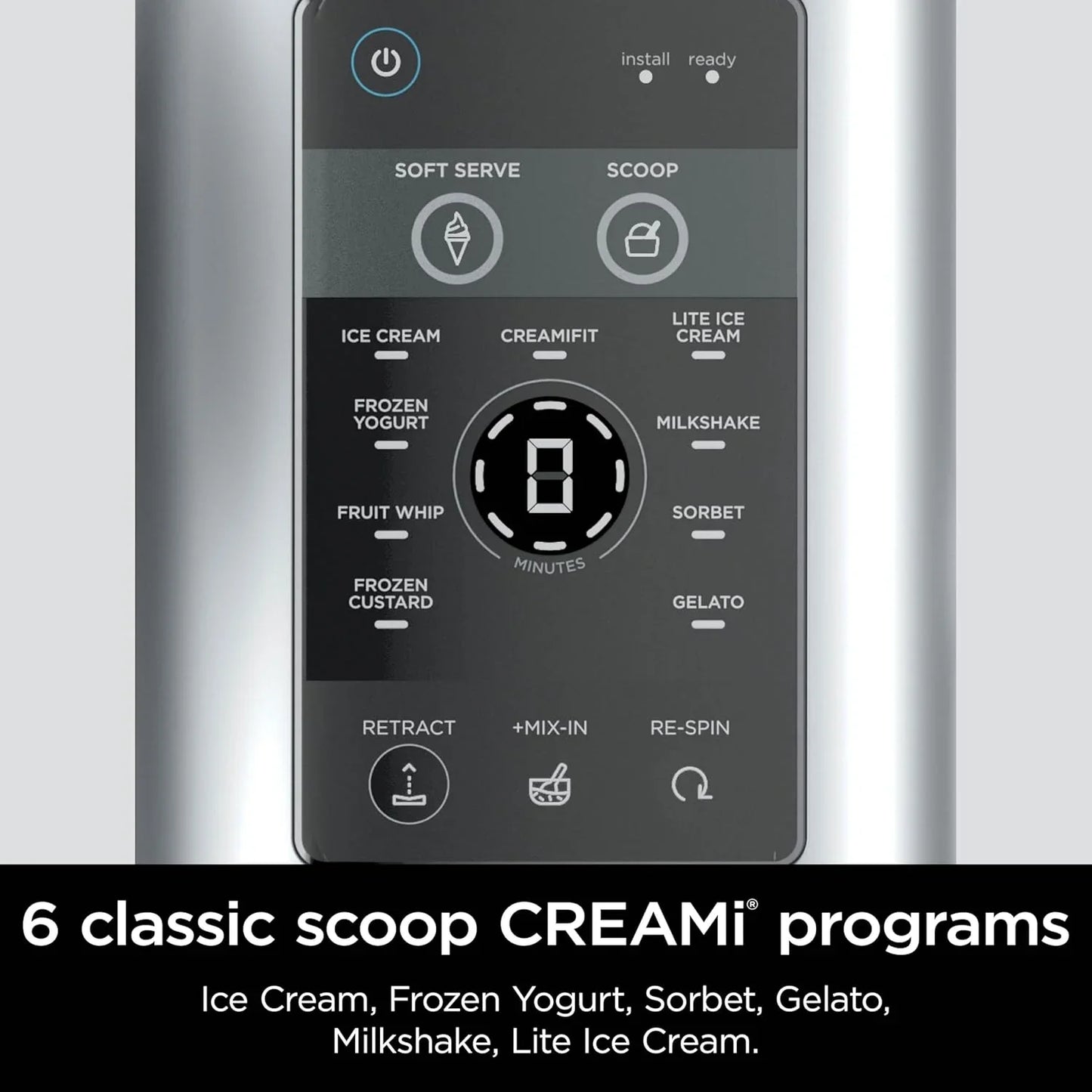 2025 Swirl by CREAMi Ice Cream and Soft Serve Maker, Sorbet, Milkshake, Frozen Yogurt, Low Calories Program & More, 13-in-1, Soft Serve Handle, (2) CREAMi Swirl 16oz Pints, For Kids & ALL ages, NC701