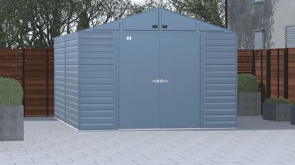 2025 Select Steel Storage Shed, 10x14, Blue Grey