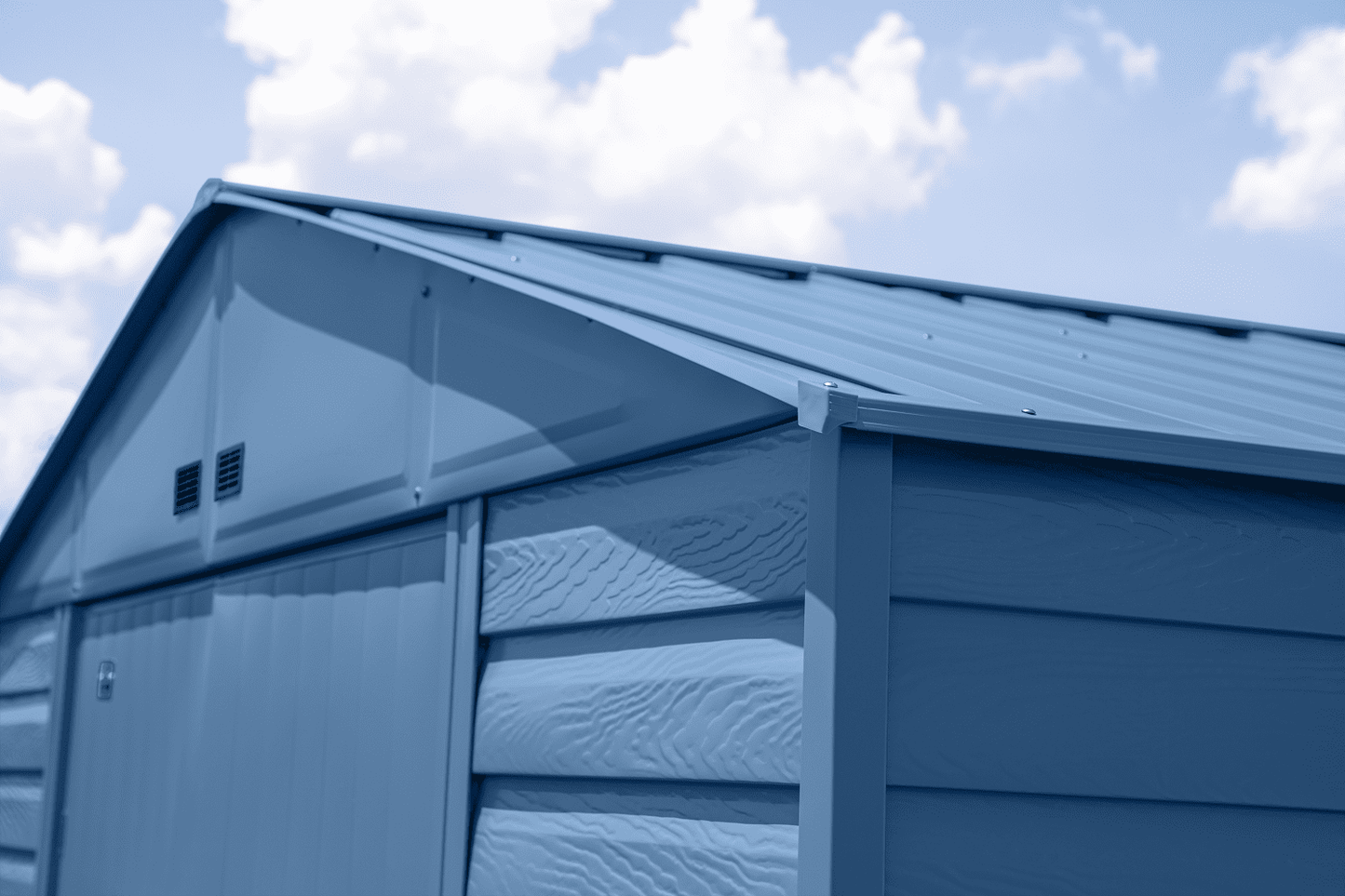 2025 Select Steel Storage Shed, 10x14, Blue Grey