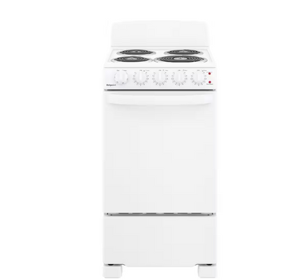 2025 20 in. 4 Burner Element Free-Standing Electric Range in White