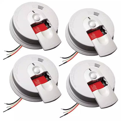 2025 Firex 4-Pack Hardwired Smoke Detector with Ionization Sensor
