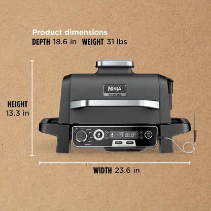 NINJA Woodfire Series 7-In-1 Portable Grill & Smoker