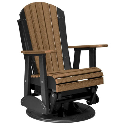 Poly Lumber Adirondack Swivel Glider Chair
