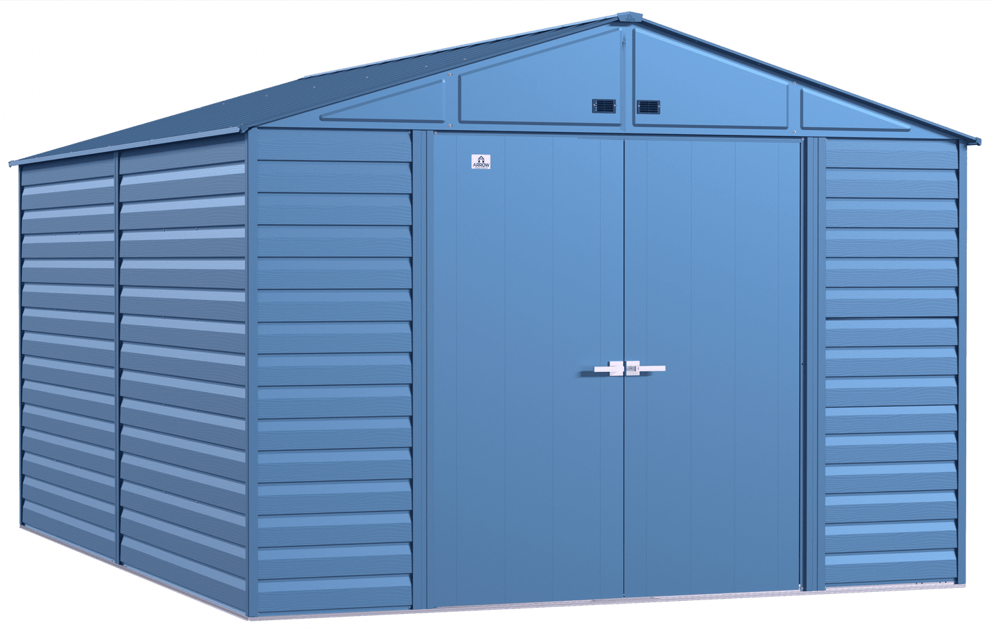 2025 Select Steel Storage Shed, 10x14, Blue Grey