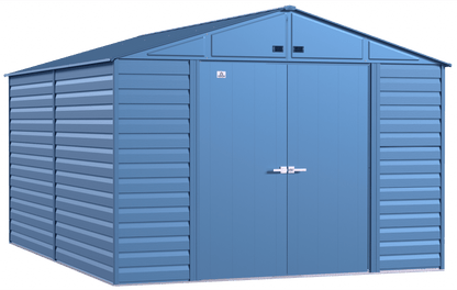 2025 Select Steel Storage Shed, 10x14, Blue Grey