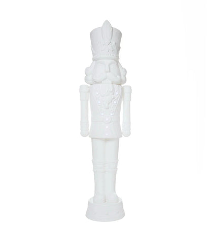 2025 Holiday Time 75” 6 Foot Nutcracker Christmas Statue Decoration, Lights/Music