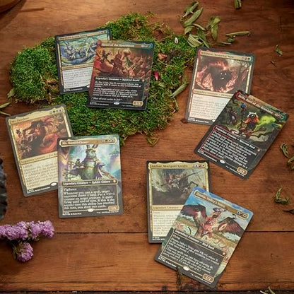 2025 The Gathering Bloomburrow Commander Deck Bundle – Includes All 4 Decks (Animated Army  Family Matters  Peace Offering  and Squirreled Away)