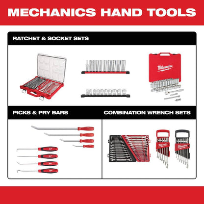 2025 SAE/Metric Combination Ratcheting Wrench Mechanics Tool Set (30-Piece) 48-22-9416-48-22-9516