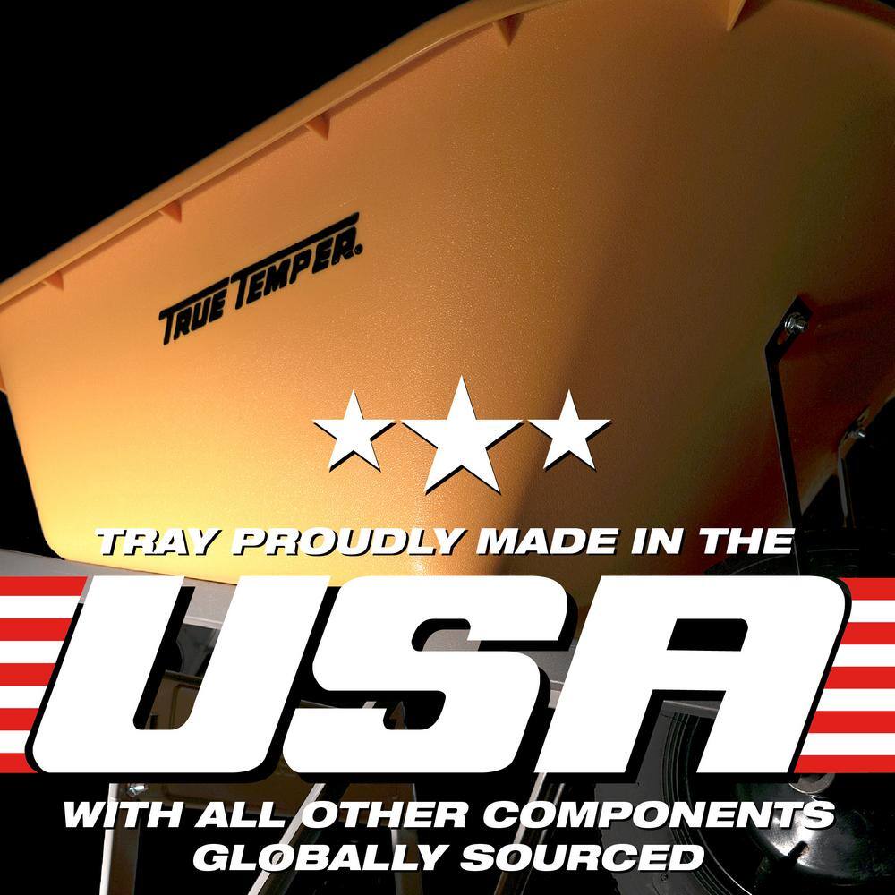 2025 True Temper R6STFFEC 6 cu. ft. Barrow in a Box Steel Wheelbarrow with Never Flat Tire and Steel Handles