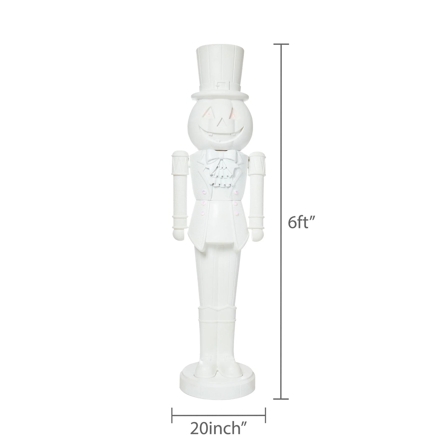 2025 DIY Animated Giant Pumpkin Nutcracker, 72", Halloween by Way To Celebrate