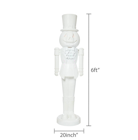 2025 DIY Animated Giant Pumpkin Nutcracker, 72", Halloween by Way To Celebrate
