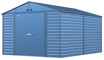 2025 Select Steel Storage Shed, 10x14, Blue Grey