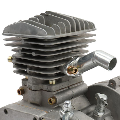 80cc 2-Stroke Engine Bike Motor Kit for 26′′ Bicycles, Silver White