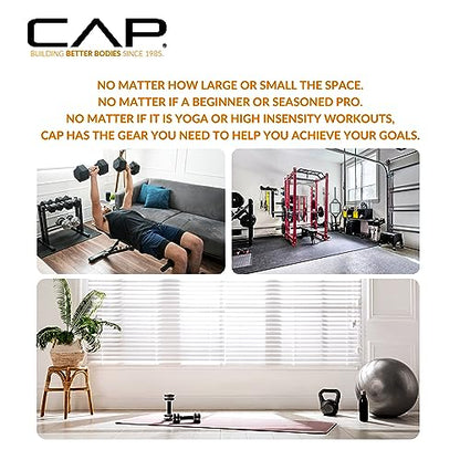 2025 CAP Barbell 150 LB Coated Hex Dumbbell Weight Set with Vertical Rack, Black