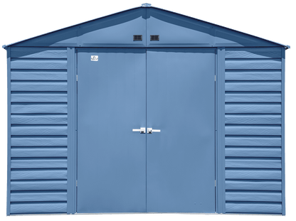 2025 Select Steel Storage Shed, 10x14, Blue Grey