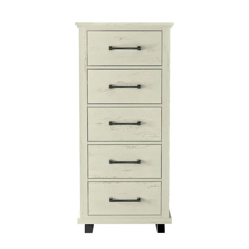 Farmhouse 4-Piece Bedroom Set - 2 Nightstand, 1 Chest and 1 Dresser