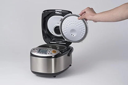 2025 Zojirushi Rice Cooker & Warmer, 3-Cups, Stainless Black