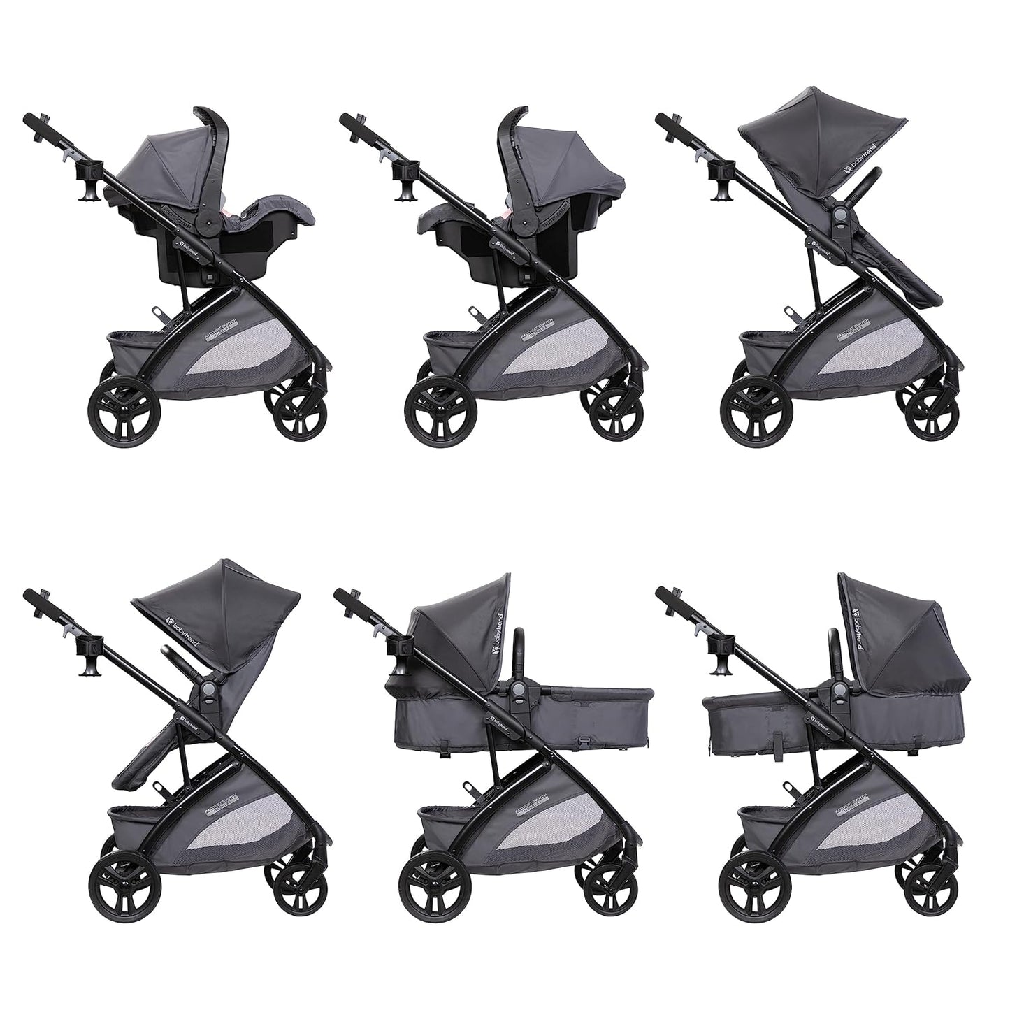Passport Switch 6-In-1 Stroller Travel System