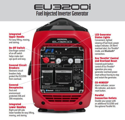 Inverter Generator 3200W EU3200IAN from Honda
