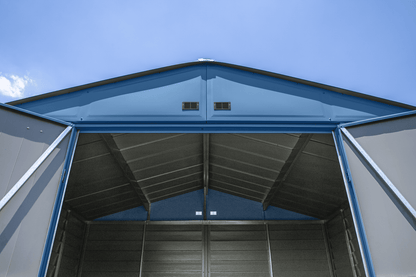 2025 Select Steel Storage Shed, 10x14, Blue Grey