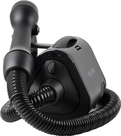 Reverse-Air Hair Dryer with Hair Clips – Black