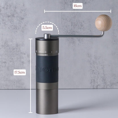KINGrinder K6 Manual Hand Coffee Grinder with Straight Handle
