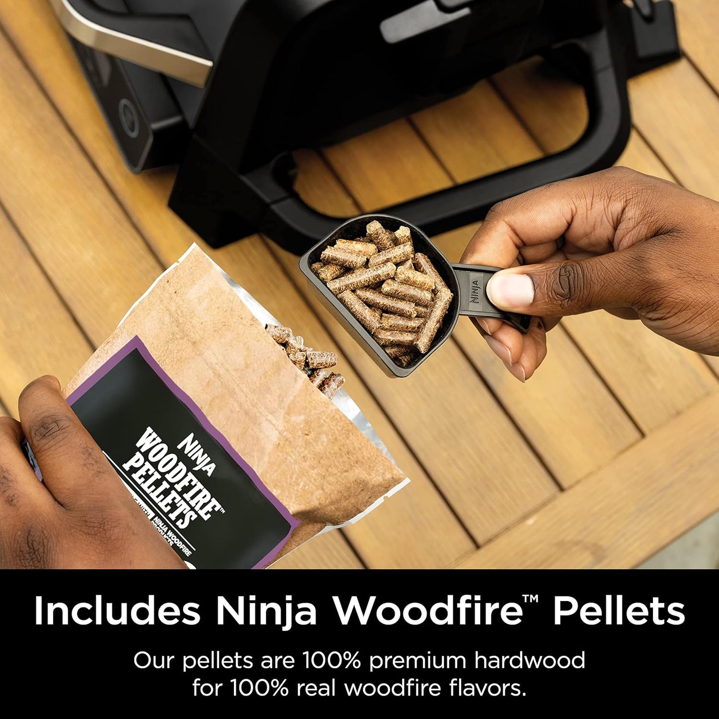 NINJA Woodfire Series 7-In-1 Portable Grill & Smoker