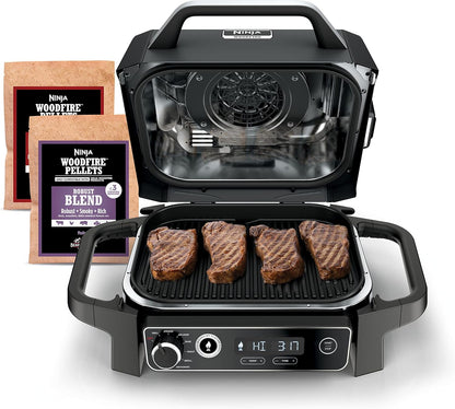 NINJA Woodfire Series 7-In-1 Portable Grill & Smoker