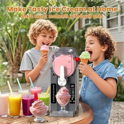 Soft Serve Ice Cream Machine,Slushy Machine for Home