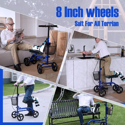 RINKMO Economy Knee Scooter Steerable Knee Walker