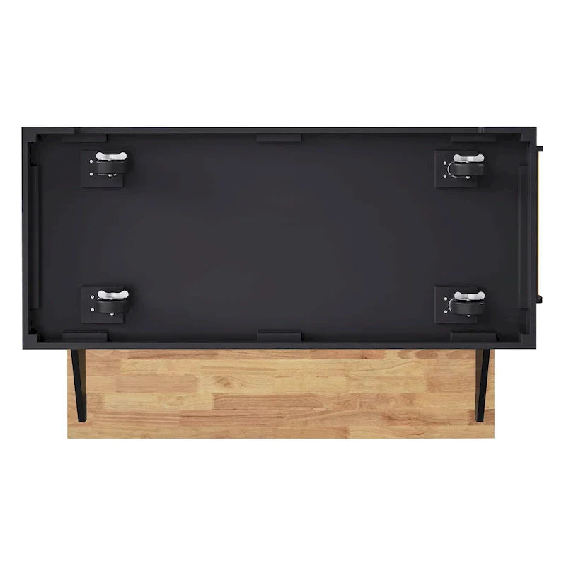 54 Large Kitchen Island with Rubber Wood Drop Leaf, Embossed Texture Rolling Kitchen Cart on 4 Wheels with 4 Doors & 3 Drawers