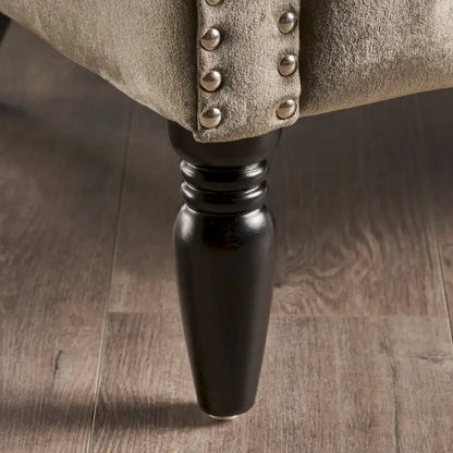Milani Velvet Tufted Scroll Arm Loveseat by Christopher Knight Home