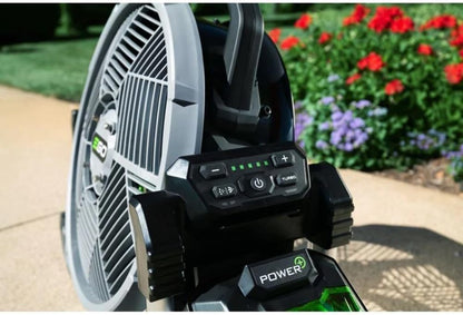 POWER+ Portable Misting Fan - 18" Outdoor Electric, 5 Speeds