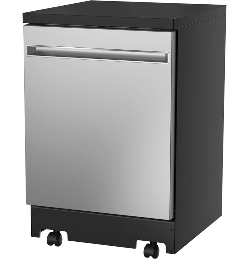 2025 24 Stainless Steel Portable Dishwasher With Sanitize Cycle