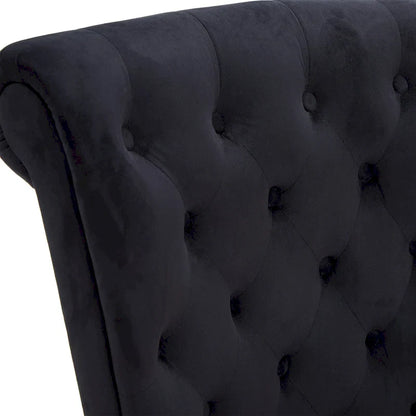 AVAWING Set of 2 Throne Royal Chair Thick Padding and Rubberwood Legs