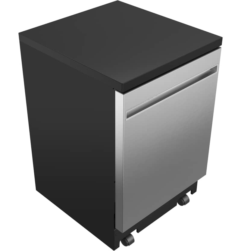 2025 24 Stainless Steel Portable Dishwasher With Sanitize Cycle