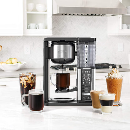 Ninja Specialty Coffee Maker With 50 Oz. Glass Carafe, Black And Stainless Steel Finish